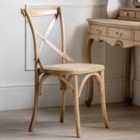 Gallery Direct Palma Chair Natural/Rattan Set of 2