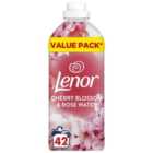 Lenor Fabric Conditioner Cherry Blossom & Rose Water 42 Washes 1386ml
