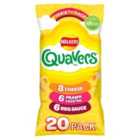 Walkers Quavers Variety Multipack Snacks Crisps 20 x 16g
