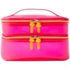 M&S Womens Toiletry Bag Bright Pink