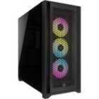 EXDISPLAY Corsair iCUE 5000D RGB AIRFLOW Mid Tower Gaming Case - Black USB 3.0
