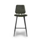 Furniture Link Austin Bar Chair - Green Set Of 2