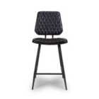Furniture Link Austin Counter Chair - Black Set Of 2