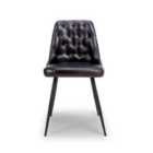 Furniture Link Bradley Chair - Black Set Of 2