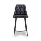 Furniture Link Bradley Counter Chair - Black Set Of 2
