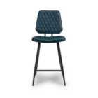 Furniture Link Austin Counter Chair - Blue Set Of 2