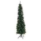 The Christmas Workshop 70660 6ft Pre-Lit Slimline Green Artificial Christmas Tree