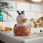 Christmas Pudding Rubber Duck