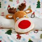 Reindeer Plush Cushion