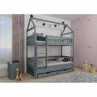Arte-n Iga Bunk Bed With Trundle And Storage