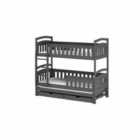 Arte-n Harriet Wooden Bunk Bed With Trundle And Storage
