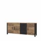 ARTE- N Olin 47 Sideboard Cabinet- Appenzeller Fichte Black
