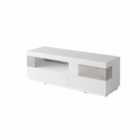 ARTE- N Silke 41 Tv Cabinet - White Gloss / Colorado Concrete