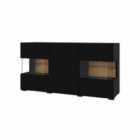 ARTE- N Ava 25 Sideboard Cabinet 120Cm- Oak Wotan/Black