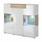 ARTE- N Toledo 46 Sideboard Display Cabinet - White/San Remo