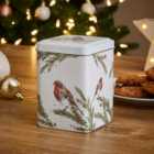Winter Robin Printed Canister