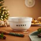 Evergreen Merry Pudding Bowl