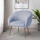 Artemis Home Helena Accent Chair - Light Blue