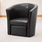 Artemis Home Halewood Tub Chair - Black