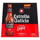 Estrella Galicia Premium Spanish Lager Beer Bottles 4.7% 12 x 330ml