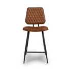 Furniture Link Austin Counter Chair - Tan Set Of 2