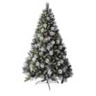 7' Frosted Kilbroney Fir Artificial Christmas Tree By The Christmas Centre