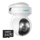 Reolink E5MEXTSMUK 5MP Outdoor PTZ WiFi Smart Camera with 64GB microSD Card