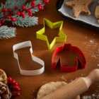 Set of 3 Festive Joy Cookie Cutters
