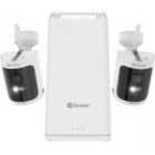 Swann AllSecure650 2K Wireless Security Kit with 2 x Wire-Free Cameras & Power Hub