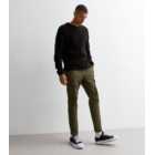 Only & Sons Olive Slim Fit Cargo Trousers