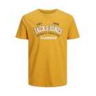 Jack & Jones Junior Yellow Cotton Logo T-Shirt