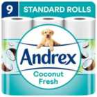 Andrex Coconut Fresh Toilet Roll 9 per pack