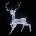 2M Soft Acrylic Light Up Christmas Grand Reindeer Stag with 350 White or Warm White LEDs