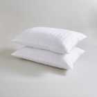 Hotel Pack of 2 Luxury Cotton Side Sleeper Pillows
