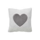 Nutmeg Home Heart Cushion 40 x 40cm