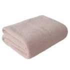 Nutmeg Home Teddy Fleece Throw Pink 150x200cm