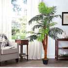 Living and Home 150cm Garden Artificial Palm Tree in Pot Fake Plant
