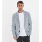 Threadbare Grey Marl Revere Collar Suit Jacket