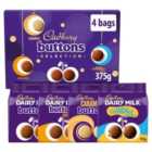 Cadbury Buttons Chocolate Selection Box, Milk and White Chocolate 375g