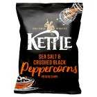 Kettle Chips Sea Salt with Crushed Black Peppercorns, 130g