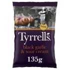 Tyrrell's Black Garlic & Sour Cream, 135g