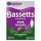 Bassetts Vitamins Man Blackcurrant Multivitamins & Minerals 30s