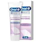 Oral-B 3D White Advanced Express Whitening Glossy White 75ml