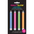 Party Glow 10cm Light Sticks 4 per pack