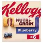Kellogg's Nutri-grain Blueberry 6 x 37g