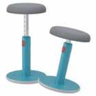 Leitz Ergo Cosy Active Sit-stand Ergonomic Stool, Calm Blue