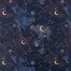 By the Metre Magical Starry Night PVC Navy