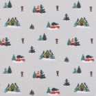 By the Metre Christmas Scene PVC Natural