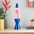 Blue Lava Lamp with Pink Lava