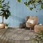 Tile Indoor Outdoor Round Rug